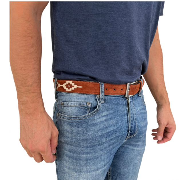 Polo shop suede belt